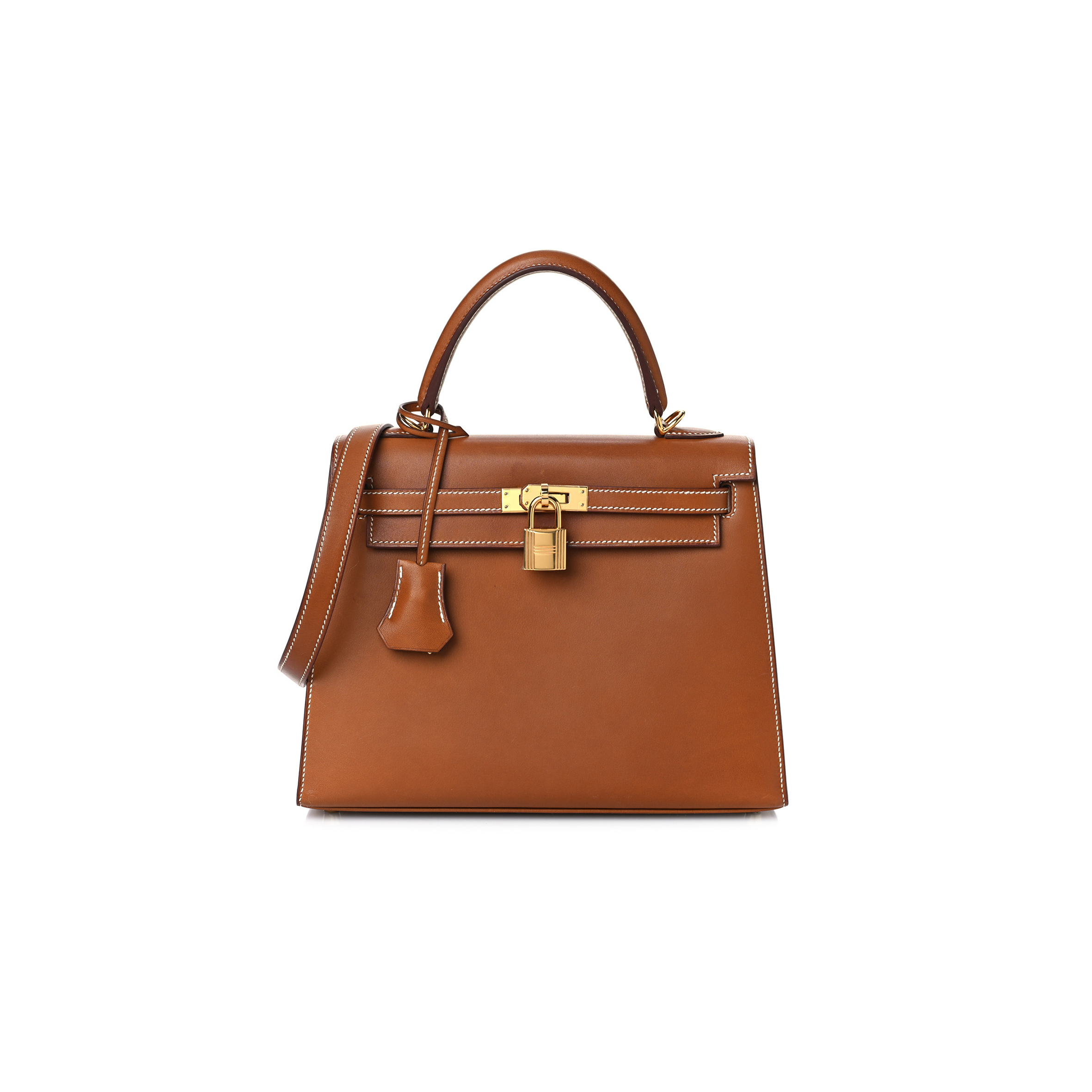 H**mes barenia kelly sellier 25 fauve (25*17*7cm)